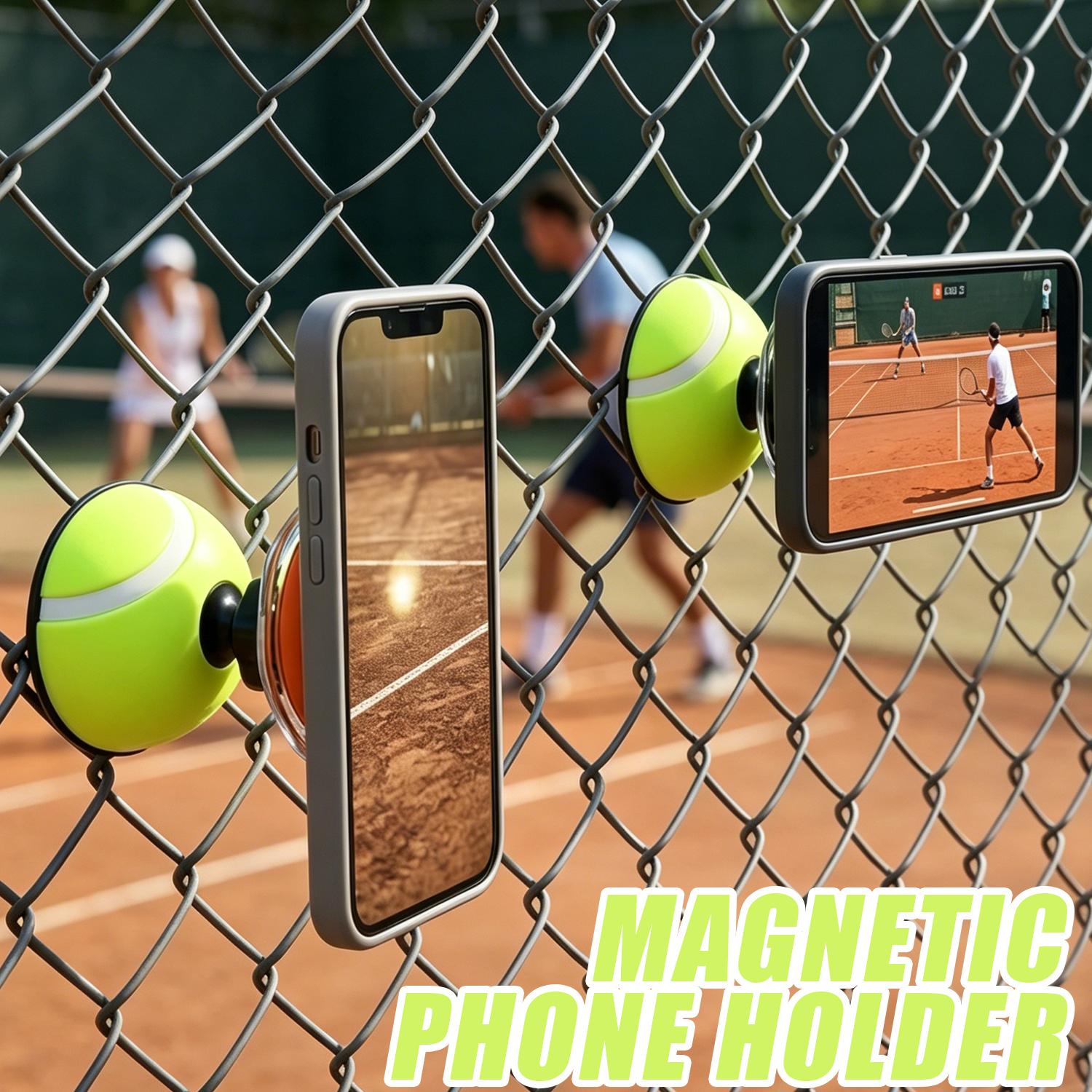 Badminton Video - Magnetyczny uchwyt na telefon komórkowy zapobiegający