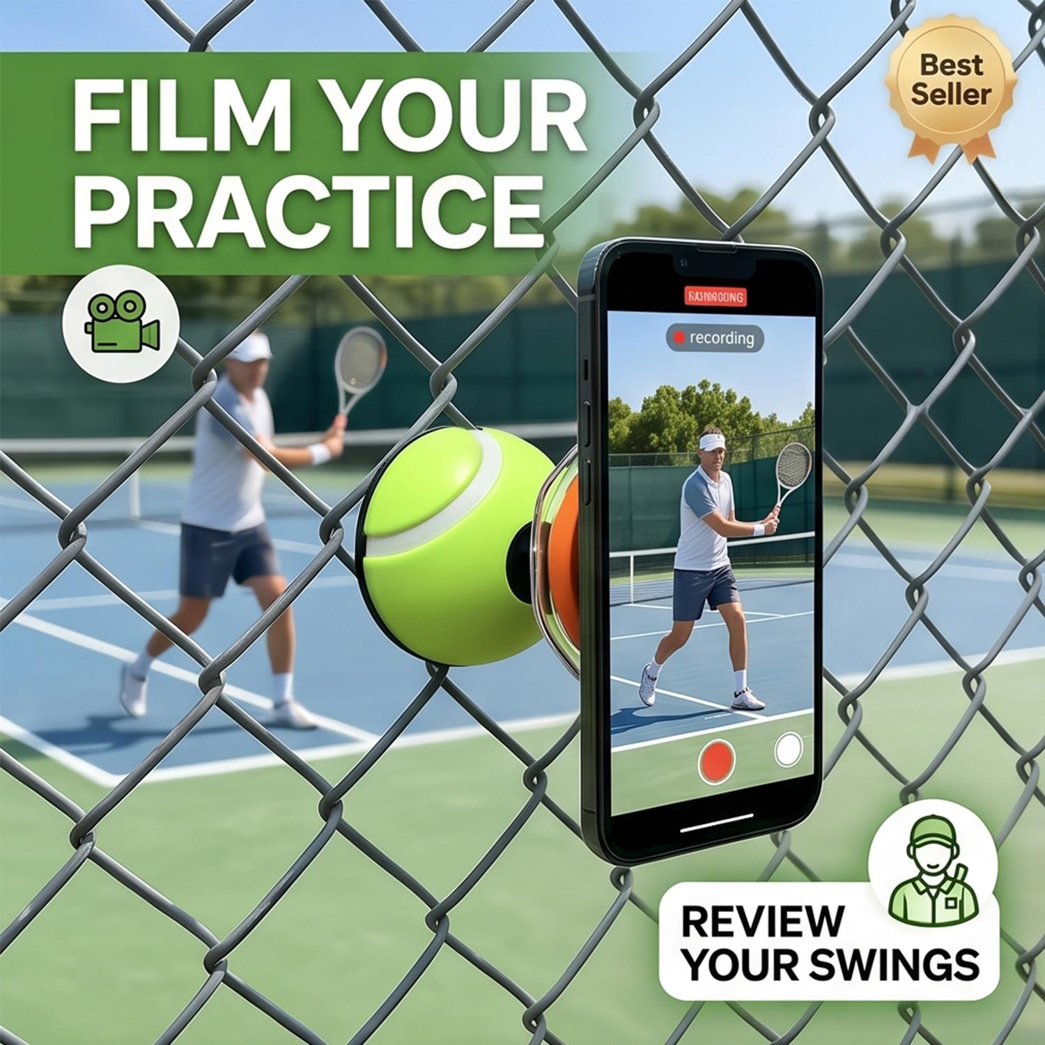 Magnetyczny uchwyt na telefon  – Badminton Video recenzja i cena